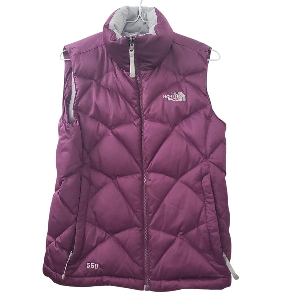 The North Face Purple 550 Down Puffer Vest (S/P)